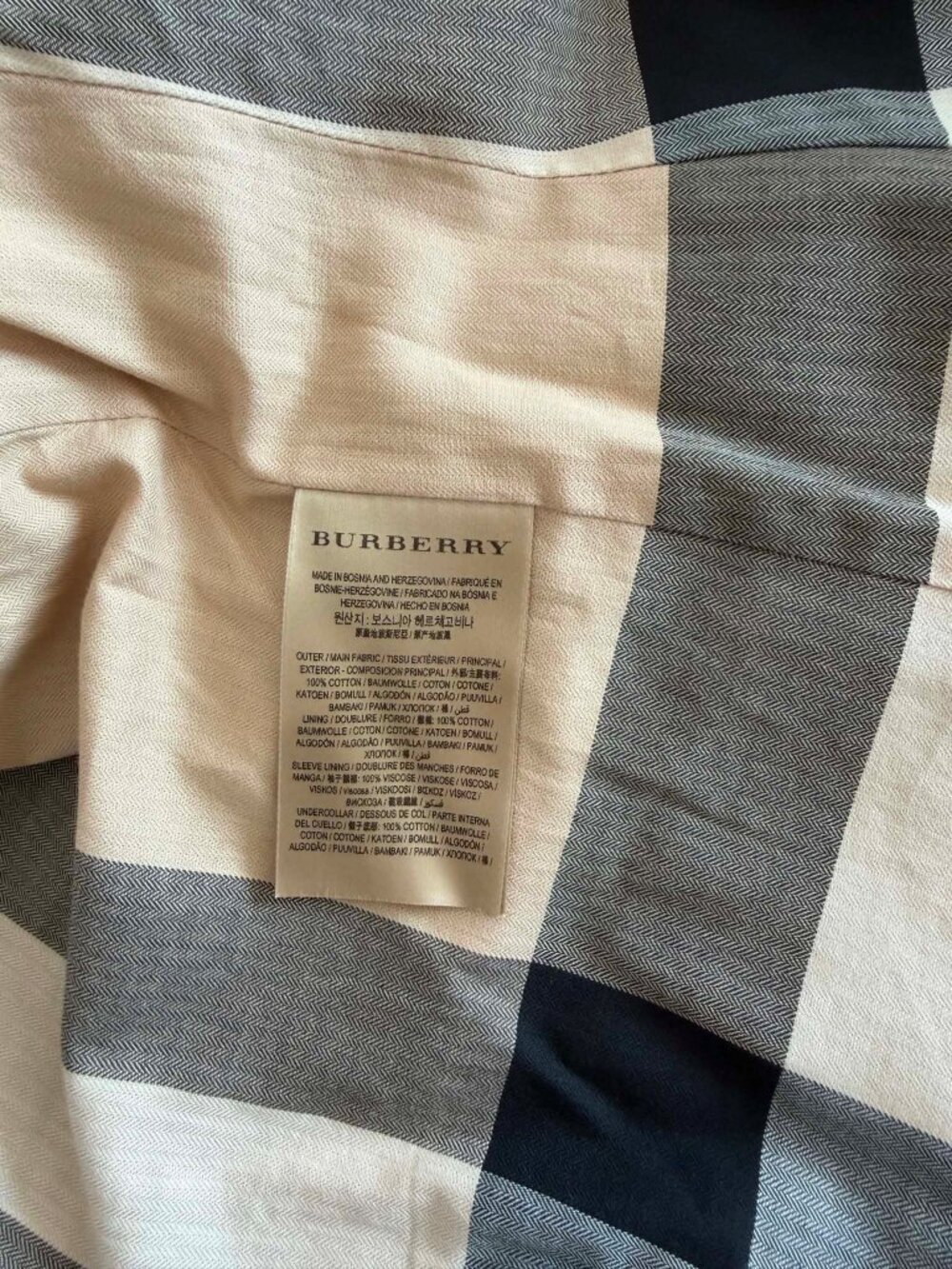 Burberry Brit Trench Coat Khaki Double Breasted - Picture 3 of 6